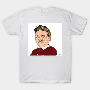 Willie Bauld; Hearts Cartoon Caricature T-Shirt